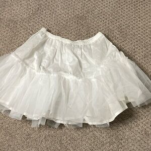 Il Gufo White Bubble Mini Skirt for Brides